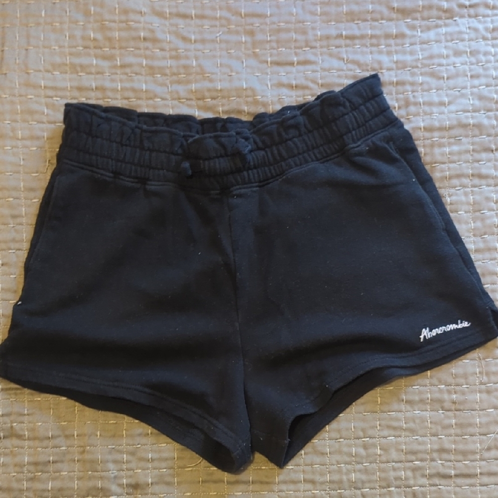Abercrombie & Fitch Black Casual Shorts with Drawstring